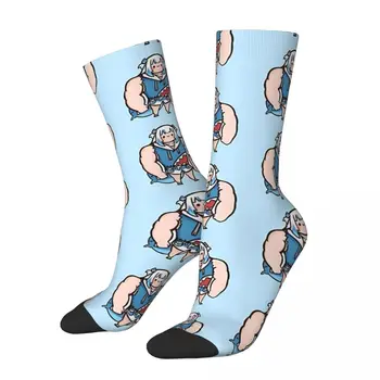 Зимние носки унисекс из аниме Macho Gawr Gura Hololive, Ветрозащитные Happy Socks, Сумасшедший носок в уличном стиле.  5