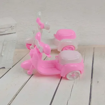 Игрушечные аксессуары Розовый мини-мотоцикл Кукольная мебель реквизит 12-точечные аксессуары для кукольных игрушек в подарок  5