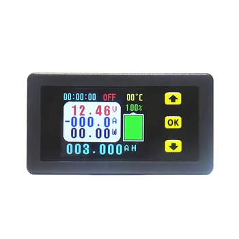 Измеритель напряжения И тока VA7510S, 100A 6-75V/0V-120V Амперметр Постоянного тока, Вольтметр, Монитор Выходного Заряда И Разряда Аккумулятора  5