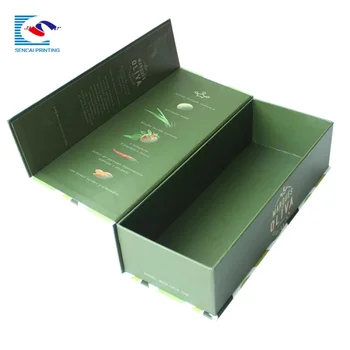 индивидуальный дизайн роскошное хранилище изготовленная на заказ картонная упаковка с цветной печатью коробка для оливкового масла  10