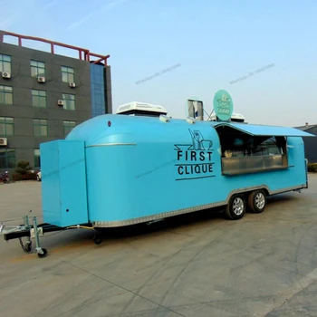 Китайская фабрика напрямую экспортирует грузовики для еды мобильный трейлер быстрого питания  5