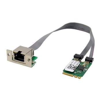 Ключи A + E 2,5 Гигабитная сетевая карта Ethernet RTL8125B Промышленная сетевая карта управления PCIE Сетевой адаптер расширения  10