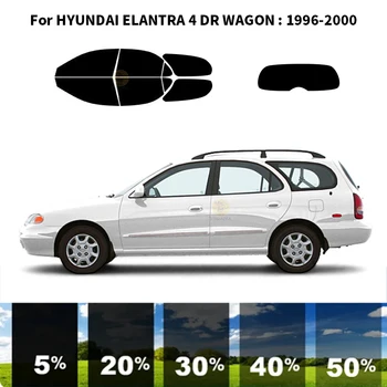 Комплект для УФ-тонировки автомобильных окон из нанокерамики для HYUNDAI ELANTRA 4 DR WAGON 1996-2000  4