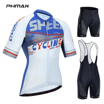 Комплект летних трикотажных изделий для велоспорта PHMAX, дышащая мужская велосипедная одежда с карманами, обновленный комплект велосипедного джерси с губчатой подкладкой  5