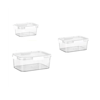 Контейнеры для хранения продуктов в холодильнике с прозрачным пластиковым уплотнителем, отдельная коробка для овощей и фруктов A  5