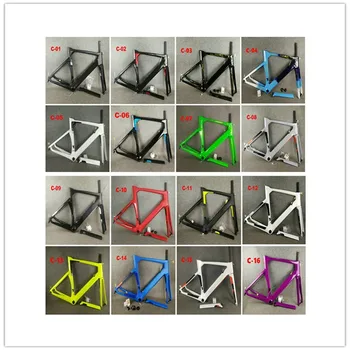 Концепция дискового тормоза с логотипом на заказ Карбоновые рамы шоссейного велосипеда V3RS 16 цветов  10