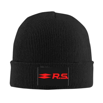 Красная гоночная шапка RS Club Motorsport Вязаная Шапка Мужская Женская Крутая Унисекс Теплая Зимняя шапочка  4