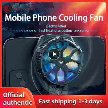 Красочный радиатор мобильного телефона с медленной вспышкой, Портативный вентилятор охлаждения смартфона, Игровой вентилятор для мобильных игр  5