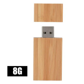 Креативный деревянный блок USB 2.0 U диск USB флэш-накопитель 8 ГБ  0