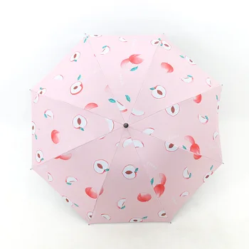 Креативный Зонт С черным покрытием, Солнцезащитный, Дождевой, УФ-Зонт, Ветрозащитный Зонтик Paraguas, Зонт Sombrillas, китайские зонты Kawaii  5