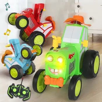Легкий Детский Качающийся Трюковой Автомобиль С Новым Пластиковым Управлением, Танцующий Детский Автомобиль, Игрушечная Музыка, Радиоуправляемый Автомобиль Для Взрослых  4