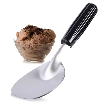 Лопатка для мороженого из нержавеющей стали 304, лопатка для твердого или сливочного мороженого, прочная, устойчивая к изгибу лопатка для мороженого  5