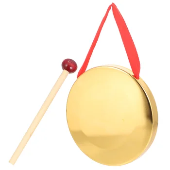 Маленькие Гонги Барабаны Ручной музыкальный инструмент Mini Hammer Открытие компании Китайская игрушка Cooper  5