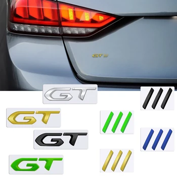 Металлическая эмблема GT на решетке радиатора, значок на багажнике автомобиля Peugeot 208 508 308 5008 2008 3008 4008 408 407 307 Обновленное украшение  10