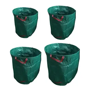 Мешок для садовых отходов, пакеты для сбора листового мусора, мешки для обрезков растений  5