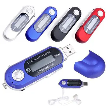 Мини-MP3-плеер с ЖК-дисплеем и USB-разъемом для воспроизведения музыки высокой четкости MP3-плеер поддерживает FM-радио  10
