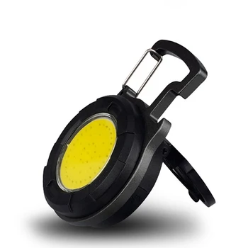 Мини Портативный светодиодный светильник с пряжкой для ключей, Светильник для обслуживания автомобиля, Наружный фонарик из алюминиевого сплава  5