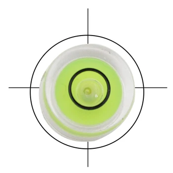 Мини-пузырьковый уровень, круглые принадлежности для спиртоизмерительного прибора, Прецизионный спиртовой пузырьковый уровень, Градусная отметка, Круглая поверхность Cir  2