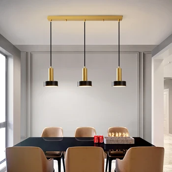 Минималистичная светодиодная люстра в скандинавском стиле для стола, столовой, бара, кухонного острова, подвесных светильников, современных подвесных светильников lustre  4