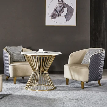 Минималистичное кресло для приема гостей в гостиной, кожаное кресло для переговоров, обеденный стул для приема гостей  5