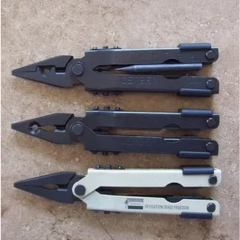 Многофункциональный зажим для инструментов из нержавеющей стали, открытый многофункциональный нож, Edc, Тактические телескопические плоскогубцы  5