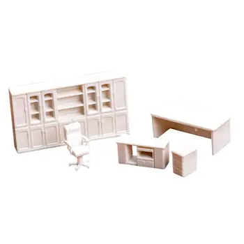 Модель мебели в масштабе 1/50, миниатюрная мебель из смолы в масштабе 1: 50 для украшения сцены своими руками, реквизит для фотосъемки, украшение стола песком  4