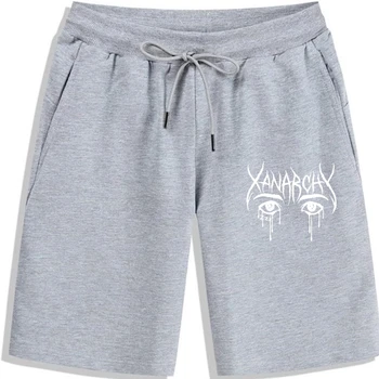 Мужские шорты Новейший Xanarchy cool Хип-Хоп 100% Хлопок Для Отдыха Lil Xan cool Высококачественный Дизайн Для Взрослых Cool cool Подарок EU cool  5