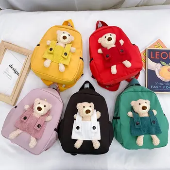 Мультяшный Плюшевый медведь Детские рюкзаки Школьный ранец для детского сада Милые животные Детские подарки Детские школьные сумки Мини-рюкзаки для девочек  5