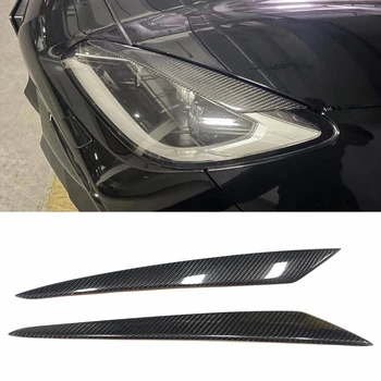 Накладка Крышки Лампы Переднего Света Фары Из Углеродного Волокна Для Бровей Фары Из Углеродного Волокна Для Subaru BRZ 2022-2023 Toyota GR 86 GR86 2022-2023  5