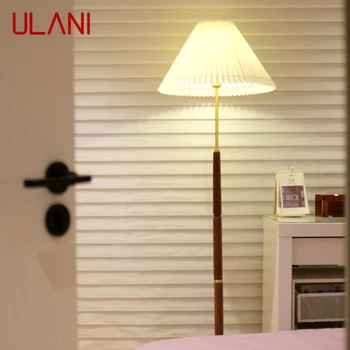 Напольный светильник ULANI Nordic в стиле ретро, современная семейная гостиная, спальня, золотой креативный светодиодный декоративный светильник-подставка  4