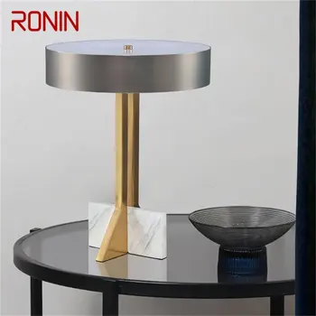 Настольная лампа RONIN Nordic Современная креативная светодиодная Винтажная Настольная лампа для дома, прикроватной тумбочки в спальне, декора гостиной  5