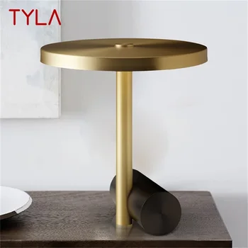 Настольная лампа TYLA Contemporary Nordic Creative Gold со светодиодной подсветкой для домашнего украшения спальни  1