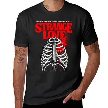 Новая футболка Strange Love, летние топы, забавная футболка для мальчиков, футболка с животным принтом, графическая футболка, мужская одежда  5