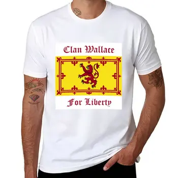 Новая футболка Wallace - Scottish Clan, футболка blondie, одежда хиппи, футболки для мужчин  5