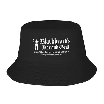 Новая широкополая шляпа Blackbeard's Bar and Grill, спортивные кепки, детская шляпа от солнца, рыболовные кепки, детская шляпа для мальчиков, женская  5