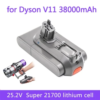 Новинка для аккумулятора Dyson V11 Absolute V11 Animal Li-ion Vacuum Cleaner Аккумуляторная батарея Super lithium cell 38000mAh  3