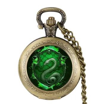 Новое модное ожерелье в виде змеи, кварцевые карманные часы для мужчин, женщин, подарки для детей HB013-2 reloj hombre  5