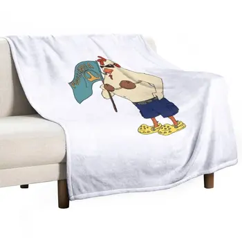 Новое одеяло с курицей poguelandia, клетчатое многоцелевое одеяло-стеганое одеяло  5