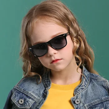 Новые Детские Поляризованные Солнцезащитные очки TR90 Для мальчиков и девочек Солнцезащитные Очки Силиконовые Защитные Очки Подарок для детей Детские Очки UV400  5