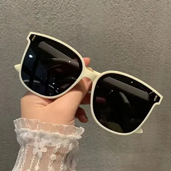 Новые модные декоративные солнцезащитные очки для рисовых ногтей, женские винтажные квадратные солнцезащитные очки, женские очки для занятий спортом на открытом воздухе UV400 Oculos De Sol  3