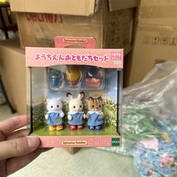 Новые японские оригинальные куклы Sylvanian Families Лесной игровой домик детские игрушки мебель для девочек кухонная кровать на выбор  2