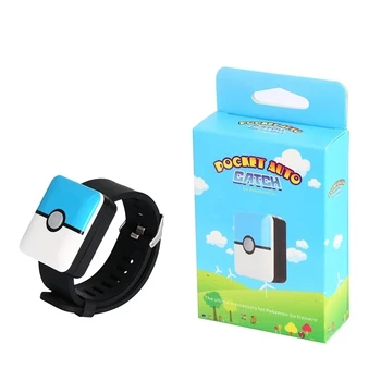 Новый браслет с автоматической фиксацией для Pokemo Go плюс перезаряжаемый квадратный браслет Bluetooth для Android IOS  0