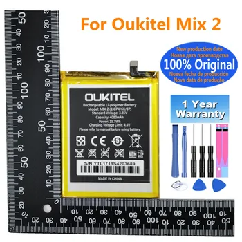 Новый Оригинальный Аккумулятор Для Телефона емкостью 4080 мАч Для Oukitel Mix 2 Mix2, Высококачественная Сменная Батарея Batteria + Номер Отслеживания  4