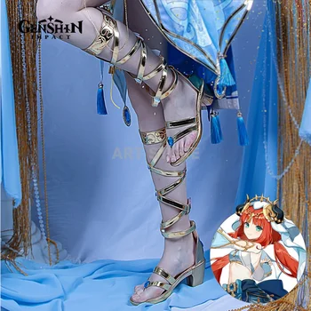Обувь для косплея Nilou Игра Genshin Impact Косплей Обувь Nilou для вечеринки Comic Con на Хэллоуин Костюмы Nilou Обувь для женщин  4