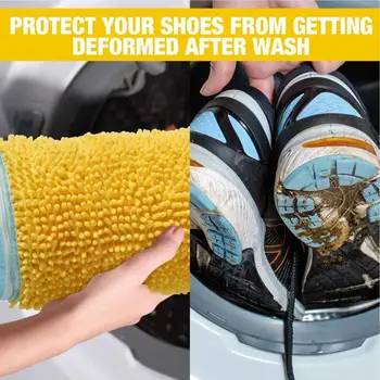 Он выдерживает многократные стирки, не разрываясь и не выцветая. Он защищает вашу обувь от повреждений и сохраняет ее в чистоте.  5