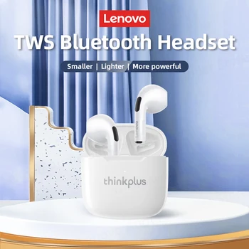 Оригинальные беспроводные наушники Lenovo TWS 5.3 Bluetooth Наушники HI FI Стерео басовые наушники Игровая гарнитура с микрофоном Новинка 2023 года  5