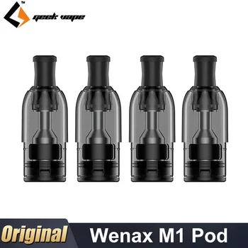 Оригинальный Картридж GeekVape Wenax M1 Pod 2 мл Vape 0.8ohm1.2ohm Катушка для Испарителя Электронной сигареты Wenax M1 Kit  5