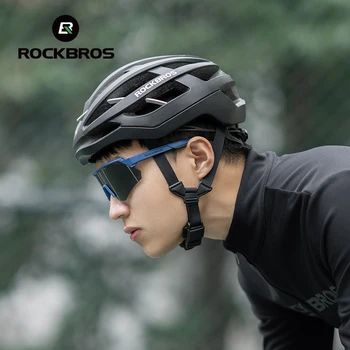 Очки ROCKBORS с поляризованными линзами, велосипедные очки в оправе для близорукости, солнцезащитные очки MTB, велосипедные очки  4