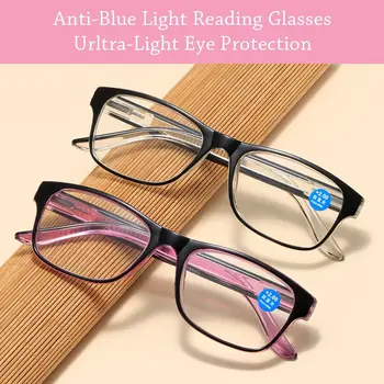 Очки для чтения, блокирующие синие лучи, против синего света, Сверхлегкие круглые очки для ПК, оптические очки для очков  5