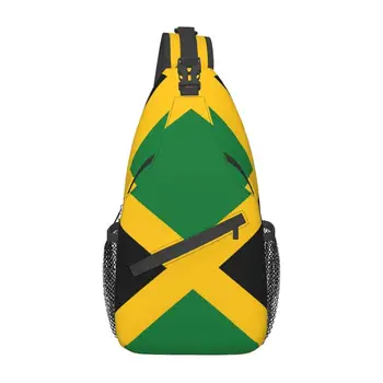 Персонализированная сумка с ямайским флагом для мужчин, крутой патриотический рюкзак через плечо, рюкзак для путешествий  5